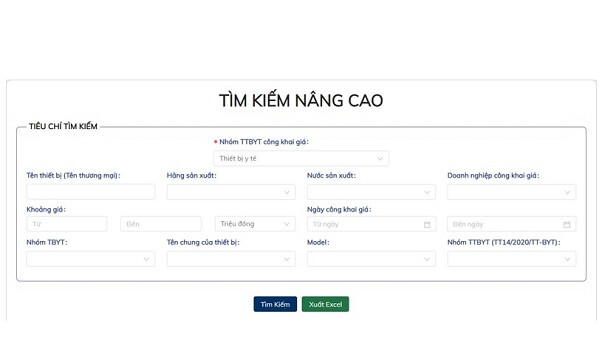 Chức năng tìm kiếm nâng cao 