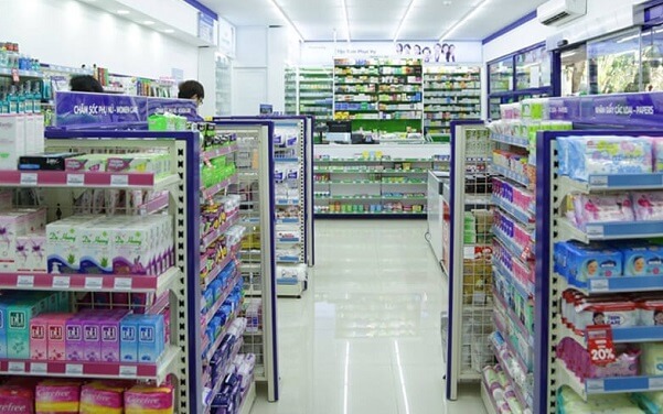 Không gian tại nhà thuốc Pharmacity