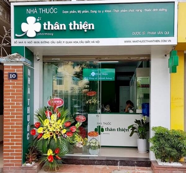 Thiết kế của nhà thuốc Thân thiện