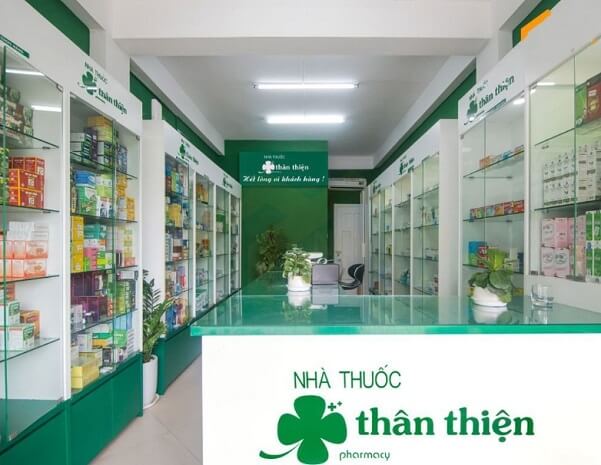 Cách bài trí bên trong của nhà thuốc Thân thiện