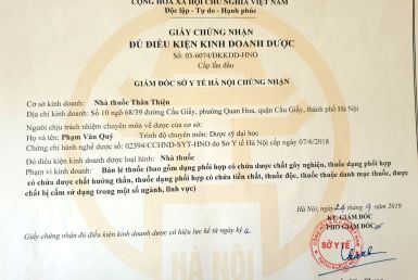 Tất tần tật các thông tin về giấy chứng nhận đủ điều kiện kinh doanh dược