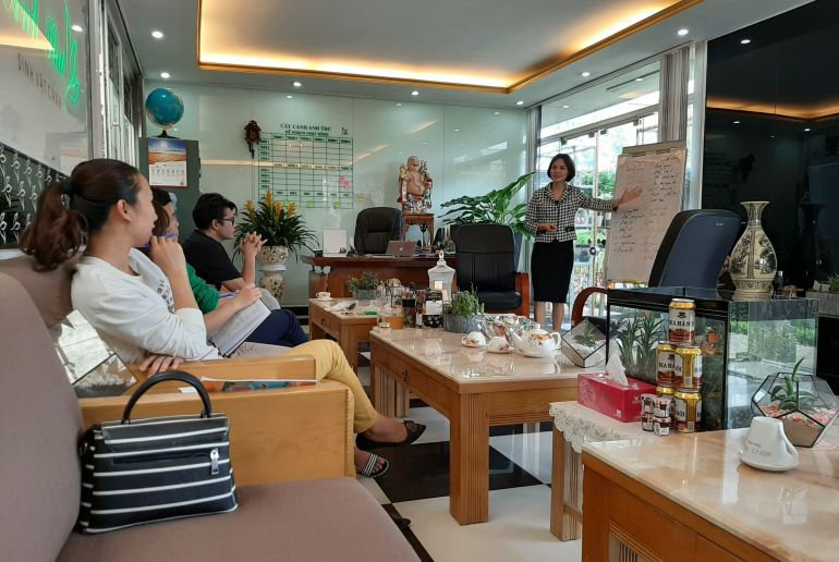Khóa học Kỹ năng Bán hàng cho Công ty Cây Cảnh Anh Thư