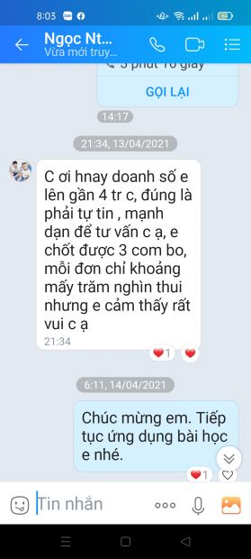 Phản hồi của khách hàng về khoá học 5
