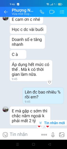 Phản hồi của khách hàng về khoá học 7